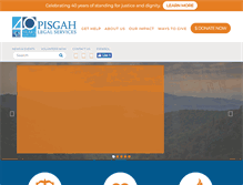 Tablet Screenshot of pisgahlegal.org